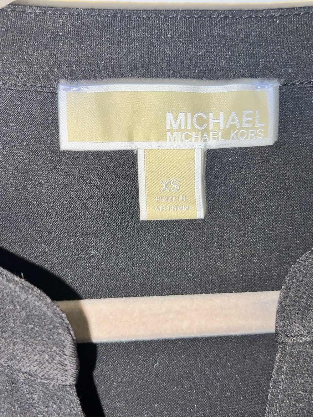 MICHAEL Michael Kors Black dress with gold zipper